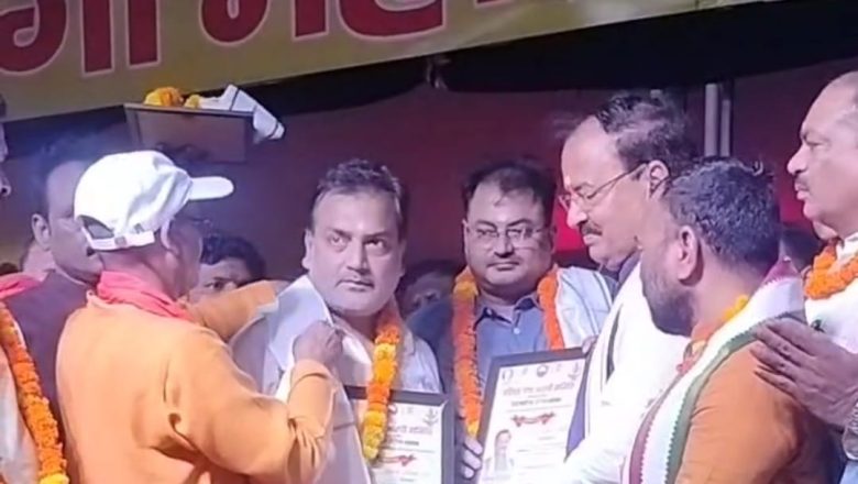 प्रयागराज व्यापार मंडल को उपमुख्यमंत्री ने किया सम्मानित।