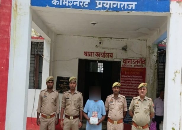 उतरांव पुलिस ने पत्नी की हत्या के वांछित आरोपी को दुपट्टे समेत दबोचा
